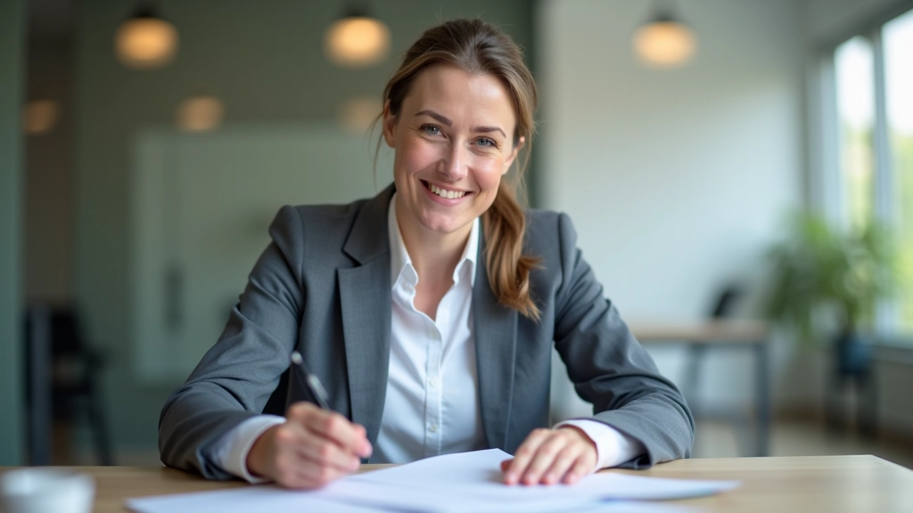 Finanzberater erklärt Bausparvertrag an Tisch mit Dokumenten und Taschenrechner