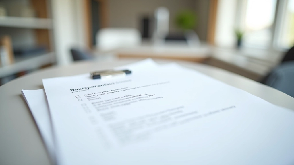 Checkliste mit Dokumenten und Voraussetzungen für Bauspardarlehen-Antrag
